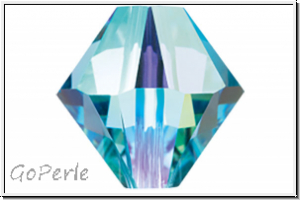 Swarovski� Bicone 5328, 4mm, 202AB - aqua, AB, 25 Stk.